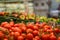 Large fruit and vegetable stalls in supermarkets