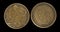 Large gold coins: Old Czechoslovak koruna coin