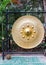 Large golden gong