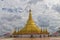 A large golden pagoda at Burma Temple.