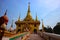 Large golden pagoda, Khao Chom Kiri Temple, Nakhon Sawan Province, Thailand