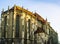 Large Gothic building of the Black Church Biserica Neagra in Brasov, Romania