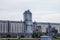 large grain terminal, Soviet industrial building