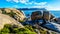 Large granite boulders at Boulders Beach, home to a colony of African Penguins