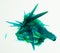 large green copper chloride crystals. green crystal needles. collector\\\'s mineral