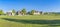 Large green field at the front of houses at Daybreak in South Jordan, Utah