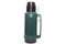 Large green plastic thermos flask