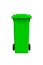 Large green trash can