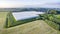 Large greenhouse in the countryside of the Netherlands