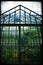 Large greenhouses in the Tete d`Or park in Lyon, Rhone, France.