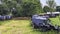 Large Group of Amish Horse and Buggies for an Event, in Lancaster, Pennsylvania