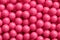 large group of bubblegum pink balls of gum