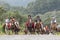 Large group of local cowboys