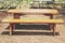 Large hardwood table Outdoor furniture