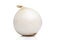 Large head of white onion. Healthy eating and vegetarianism. Virus protection during an epidemic. Isolated on a white background