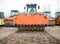 Large, heavy-duty vibratory compactor for compacting the soil