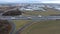 Large highway interchange - aerial view