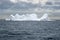 Large Iceberg floating in Bransfield Strait near the northern ti