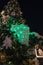 large illuminated decor of christmas tree outdoor