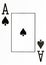 Large index playing card ace of spades