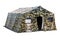 Large inflatable military tent camouflage colors