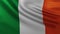 Large Irish flag background in the wind