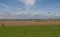 Large irrigation system on farm, North of Chamberlain, SD, USA