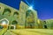 The large iwan of the main prayer hall of Shah Mosue in Isfahan, Iran