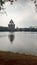 a large lake at the university of indonesia called kenanga