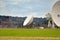 Large long range satellite dishes