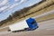 Large lorry on motorway