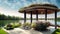 large luxurious relaxing gazebo