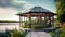 large luxurious relaxing gazebo