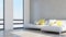 large luxury modern bright interiors apartment Living room 3D re