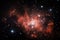 large magellanic cloud, a milky way satellite galaxy, ai generated