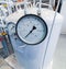 Large manometer on the gas cylinder.