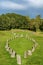 Large megalith formation at a burial ground in Sweden