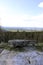 Large megalithic seid stone boulder in the nature reserve on mountain Vottovaara, Karelia, Russia