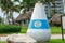 Large metal buoy at Frank C. `Tootie` Adler Park - Dania Beach, Florida, USA