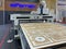 Large modern automated industrial CNC wood router for processing wooden products