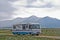 Large Motorhome in Mount Princeton Rain Storm