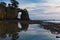 Large Natural Bridge Reflected Low Tide Neil