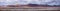 Large natural panorama of Laguna Colorada in Bolivia on border with Chile