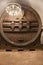 Large oak wooden beer fermentation tank inside Basement of Heidelberg Castle