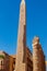Large obelisk in Karnak temple in Luxor