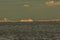Large ocean liner on the horizon