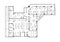 Large office plan layout drawing complete with the office furniture in 2D CAD drawing.