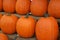 Large orange organic pumpkins