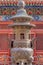 Large ornamented iron altar at Buddhist temple, Beijing, China