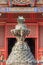 Large ornamented object at Buddhist temple, Beijing, China